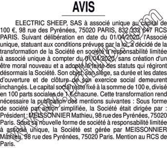 Contenu publication