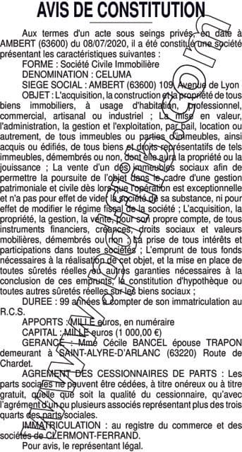 Contenu publication