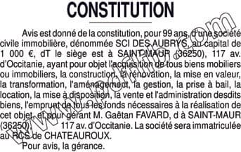 Contenu publication