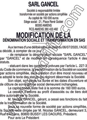 Contenu publication