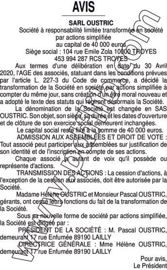 Contenu publication