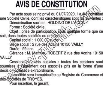 Contenu publication