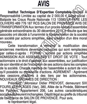 Contenu publication