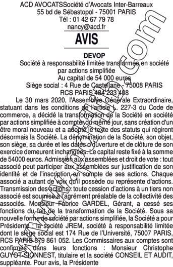 Contenu publication