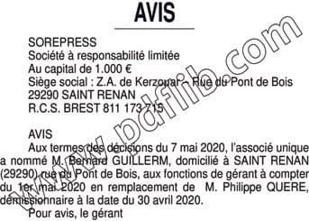 Contenu publication
