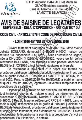 Contenu publication