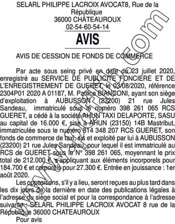 Contenu publication