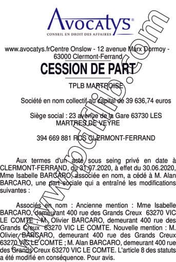 Contenu publication