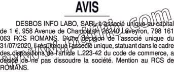 Contenu publication