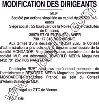 Contenu publication