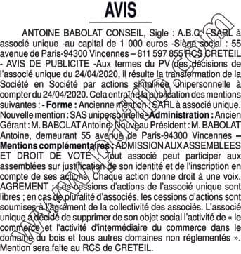 Contenu publication