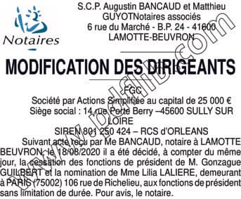 Contenu publication