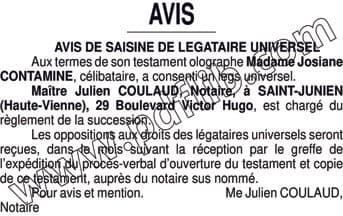 Contenu publication