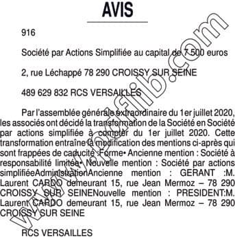 Contenu publication