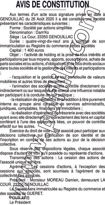 Contenu publication