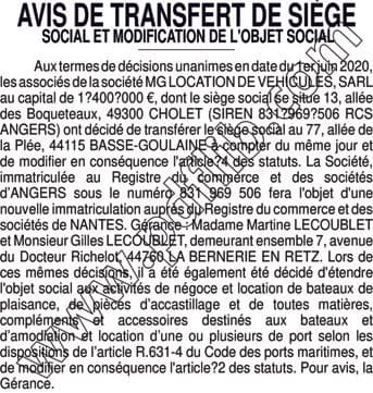 Contenu publication