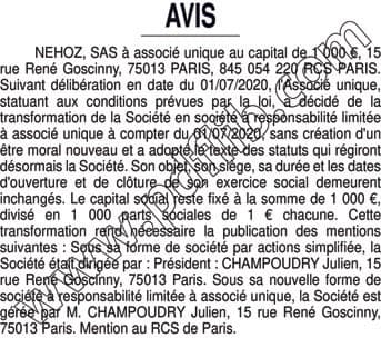 Contenu publication