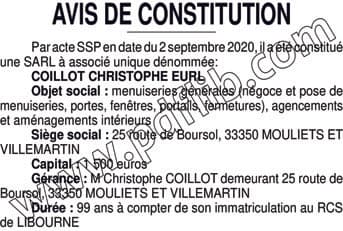 Contenu publication