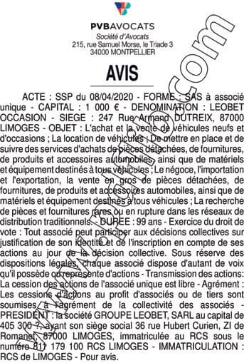 Contenu publication