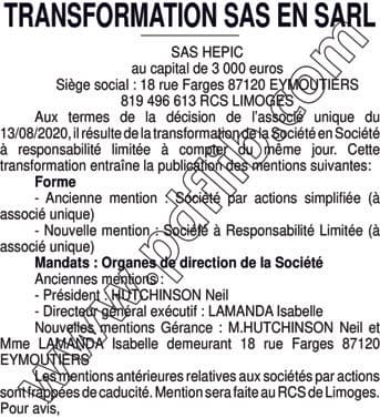 Contenu publication