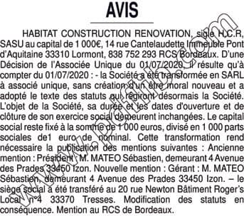 Contenu publication
