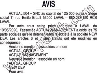 Contenu publication