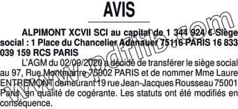 Contenu publication