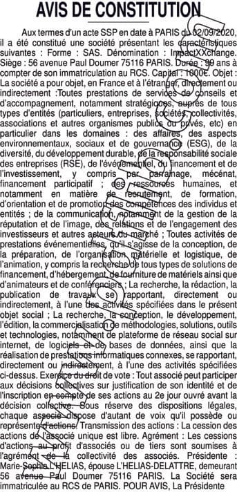 Contenu publication