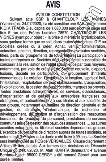 Contenu publication