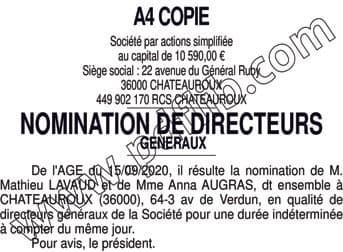 Contenu publication