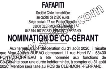 Contenu publication