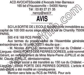 Contenu publication