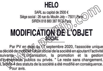 Contenu publication