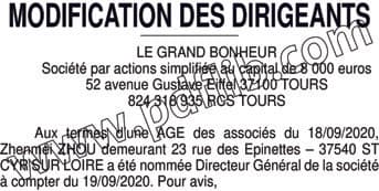 Contenu publication