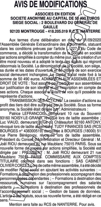 Contenu publication
