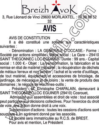 Contenu publication