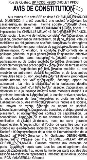 Contenu publication