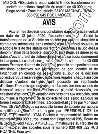Contenu publication