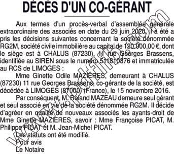 Contenu publication