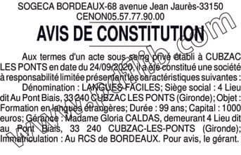 Contenu publication