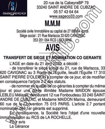 Contenu publication