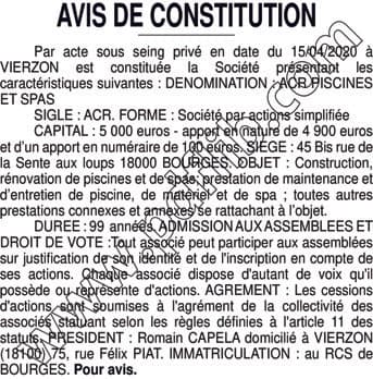 Contenu publication