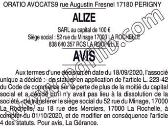 Contenu publication