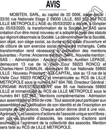 Contenu publication