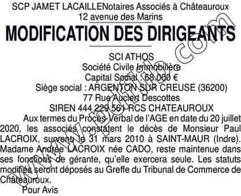 Contenu publication