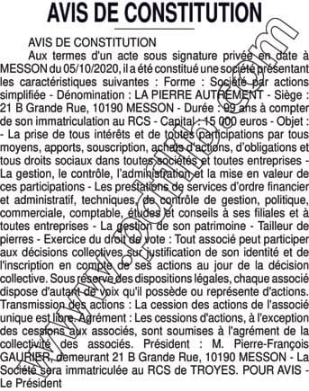 Contenu publication