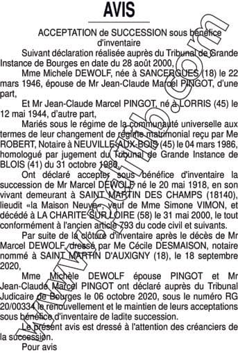 Contenu publication