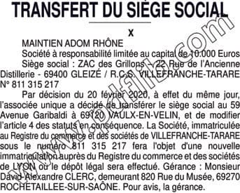 Contenu publication