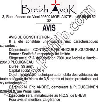 Contenu publication