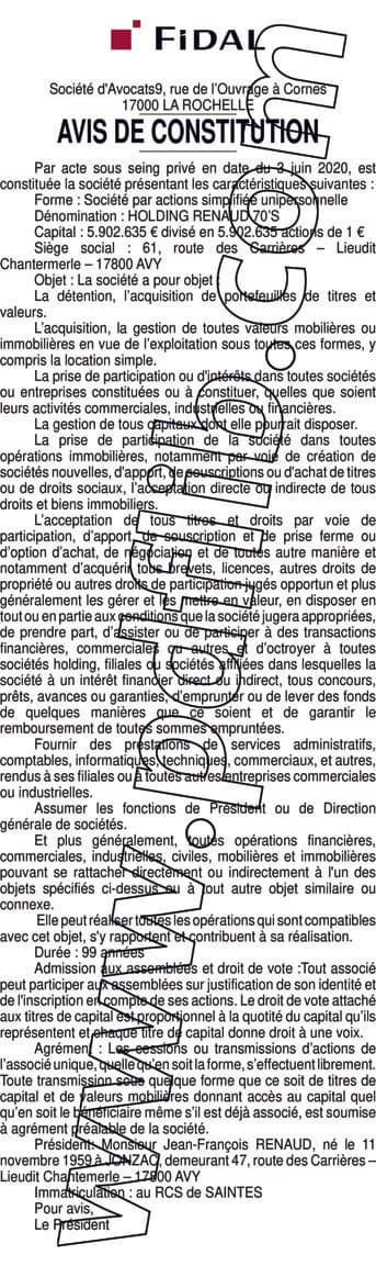 Contenu publication